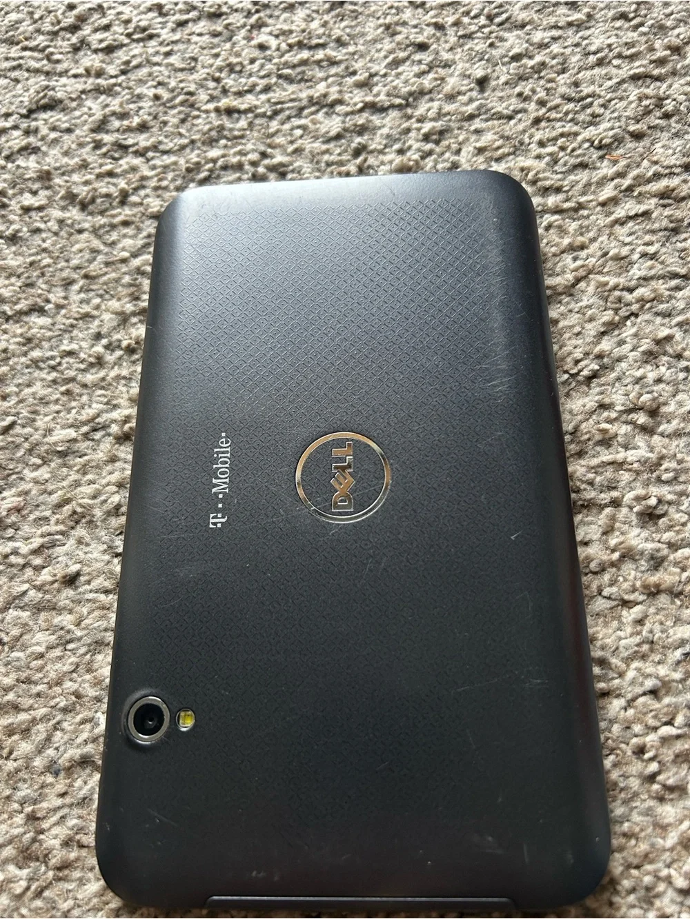 Dell Streak 7 Black Tablet with Gold Logo and T‑Mobile